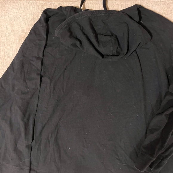 Black Zip Up Sweater - Picture 2 of 2
